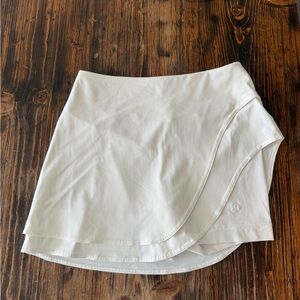 White Lululemon Athletic Skort